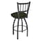 Holland Bar Stool Co 25" Swivel Counter Stool, Pewter Finish, Canter Pine Seat 81025PW010 - alternate 4